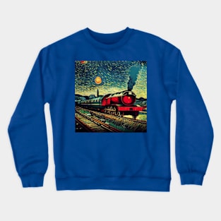 Starry Night Wizarding Express Train Crewneck Sweatshirt